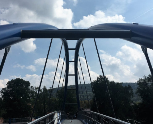 Biegetechnik für eine Brücke in Heiligenstadt